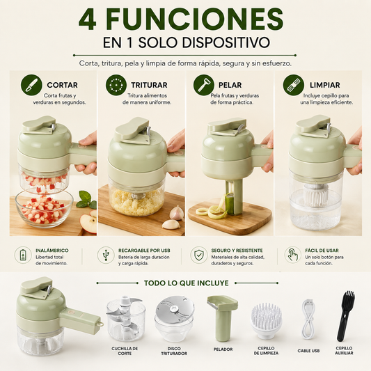 Cortador de fruta y verdura automático