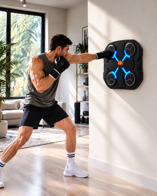 Máquina de Boxeo Interactiva 4-Pads
