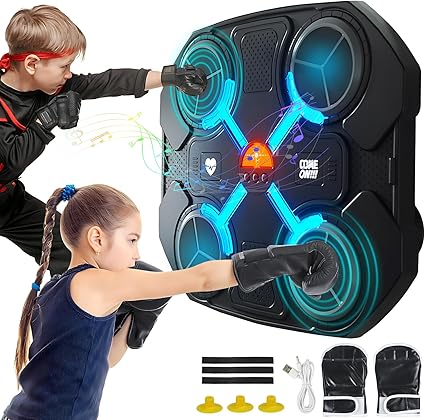 Máquina de Boxeo Interactiva 4-Pads
