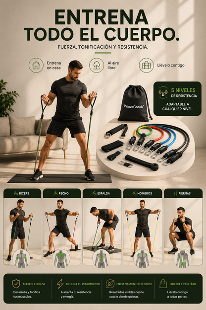 Cuerdas elásticas de resistencia fitness