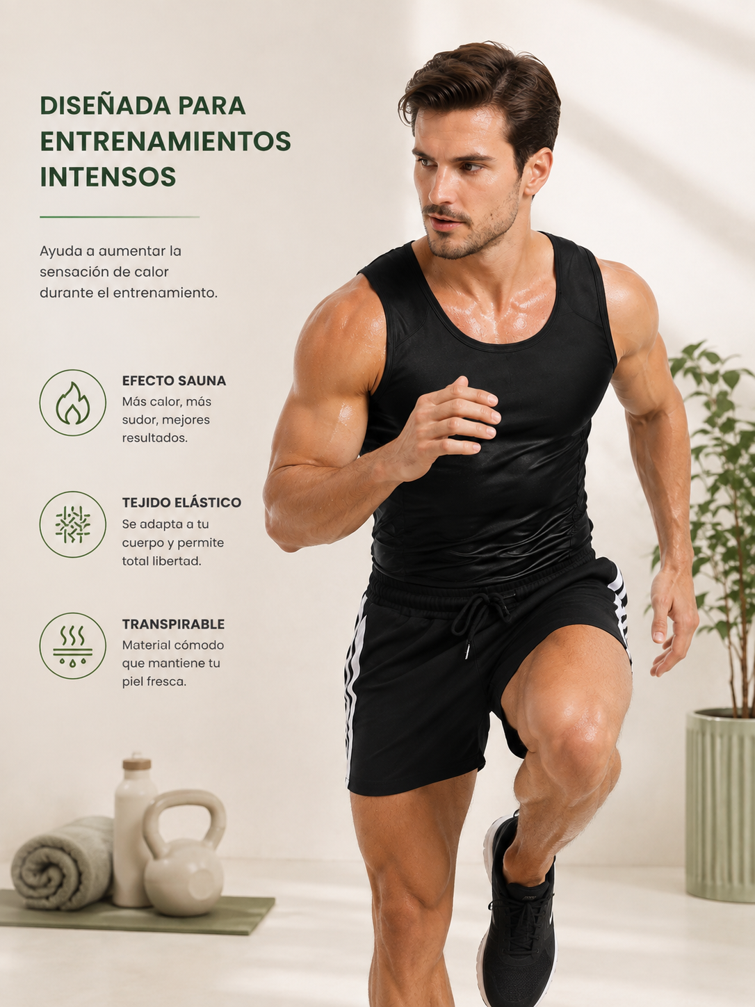 Camiseta Efecto Sauna Talla S/M