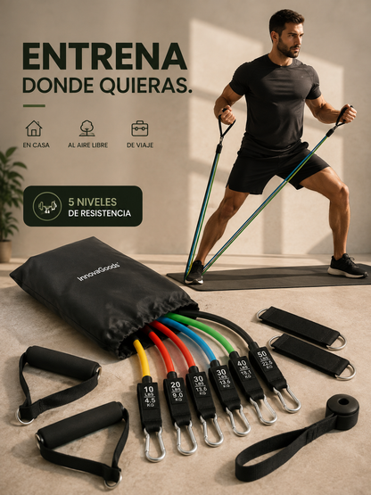 Cuerdas elásticas de resistencia fitness